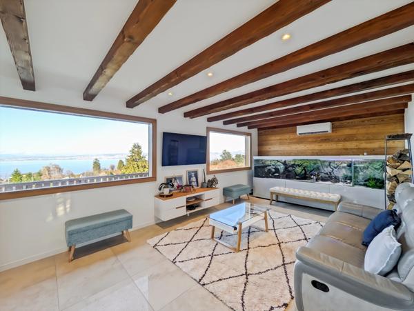 Maison à vendre 5 pièces EVIAN LES BAINS (74) Chalet Rénové au calme avec Piscine face au lac Léman