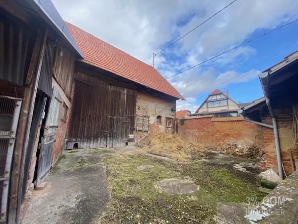 3%.COM Maison alsacienne avec grange à rénover Wittersheim (67670)
