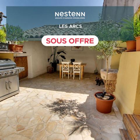A VENDRE EN EXCLUSIVITÉ ! LES ARCS-SUR-ARGENS Appartement T4 104m²  avec grande terrasse  35m² + cave 13m²
