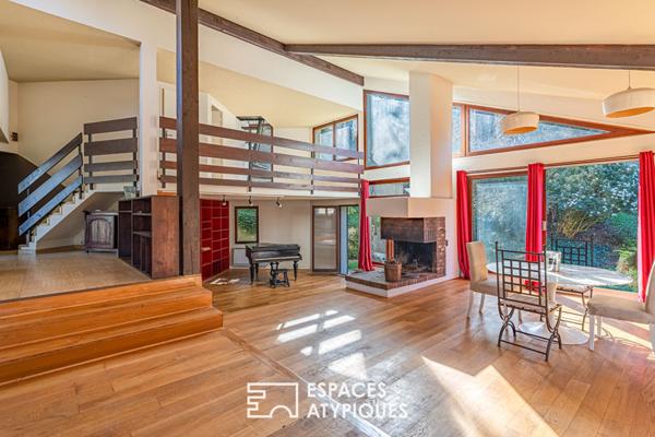 Superbe maison d’Architecte et son appartement indépendant en rez de jardin