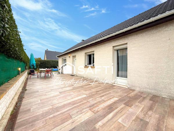 Gainneville : plain-pied, 3 chambres, jardin et garage