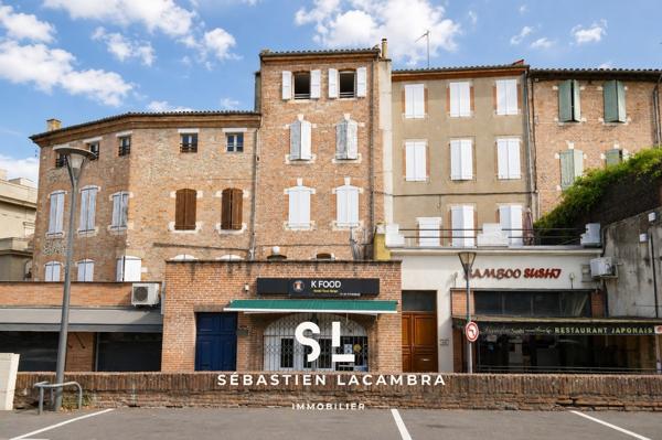 ALBI – CŒUR HISTORIQUE | 3 PIÈCES – 2 CHAMBRES – VUE DÉGAGÉE SUR LE VIEIL ALBI