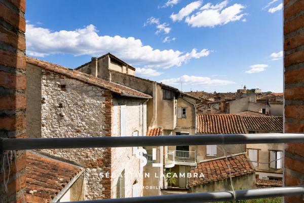 ALBI – CŒUR HISTORIQUE | 3 PIÈCES – 2 CHAMBRES – VUE DÉGAGÉE SUR LE VIEIL ALBI