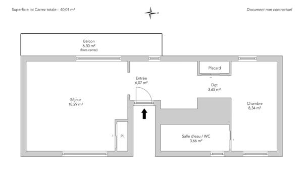 Appartement Paris 17 e - ÉPINETTES