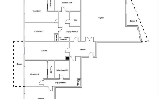 Appartement à vendre    5 pièces • 104 m2 Les Lilas