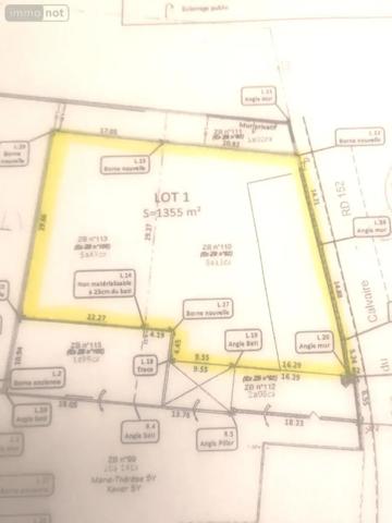 Achat - Terrain à bâtir Thun-Saint-Martin 59141 1355 m 2