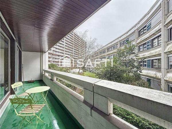 Paris 15 - 106 m²,  3/4 CH, terrasse 14 m²