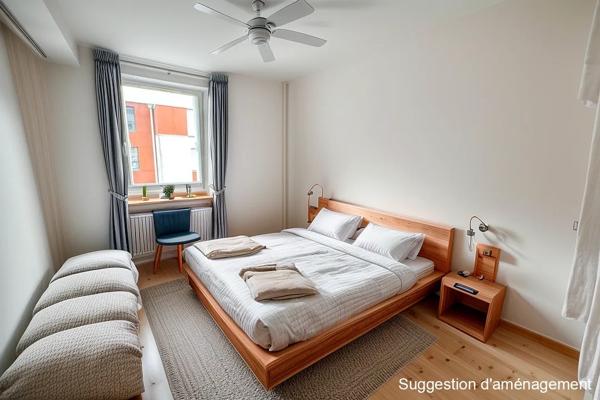 Appartement T2 avec balcon et parking