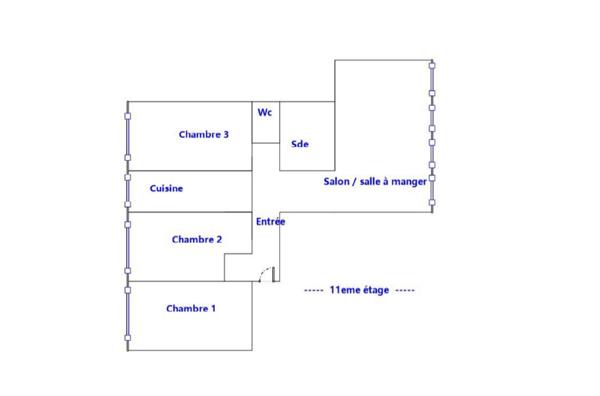 Appartement à vendre 5 pièces 90 m² Paris 13