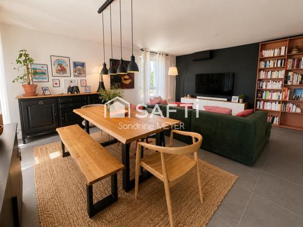 Magnifique appartement 95 m², 4 pièces, 3 balcons