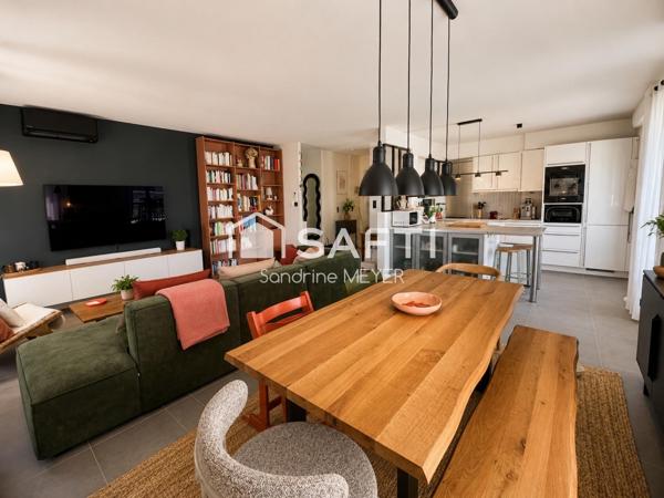 Magnifique appartement 95 m², 4 pièces, 3 balcons