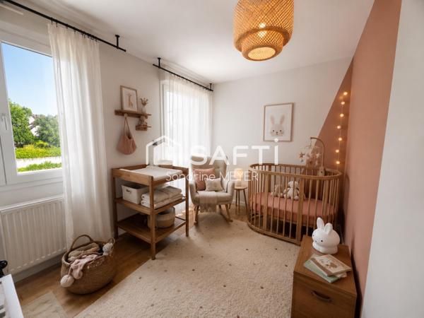 Magnifique appartement 95 m², 4 pièces, 3 balcons