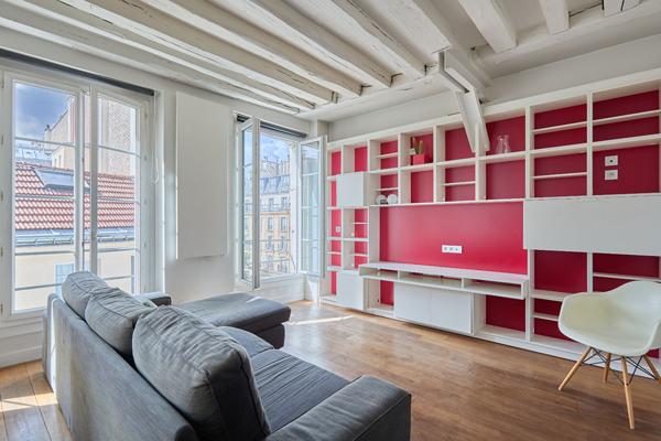 Location meublée - Paris 75001- 1 chambre - 50m²- Les Halles/ rue de la Grande Truanderie