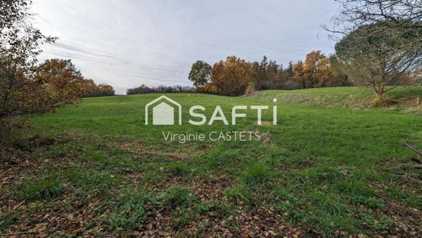 Terrain à bâtir 1542 m2 - borné - non viabilisé