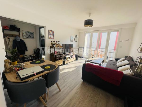 Appartement T2 avec balcon, cave et parking