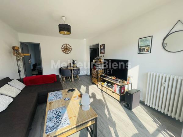 Appartement T2 avec balcon, cave et parking