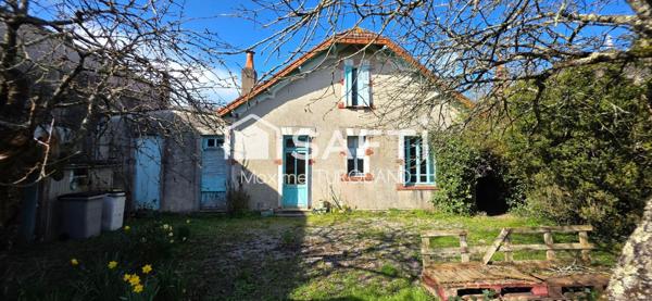 Maison 4 chambres, 1064m² de terrain + garage