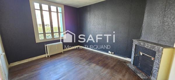 Maison 4 chambres, 1064m² de terrain + garage