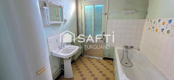 Maison 4 chambres, 1064m² de terrain + garage