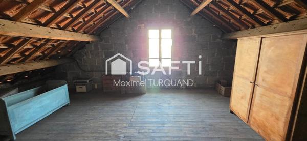 Maison 4 chambres, 1064m² de terrain + garage