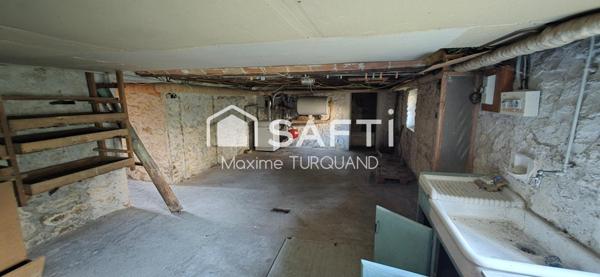 Maison 4 chambres, 1064m² de terrain + garage