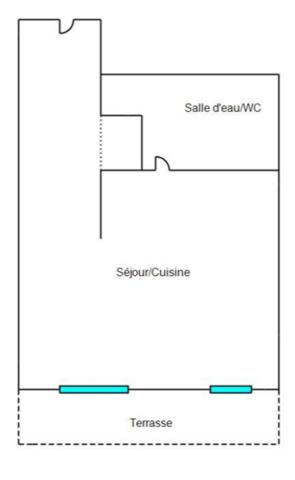 Appartement
         1 pièce
        - 33 m² 129 900 € *