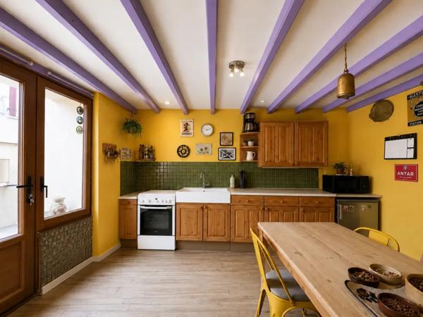 Stone house with private garden, outbuildings and barn in Ma