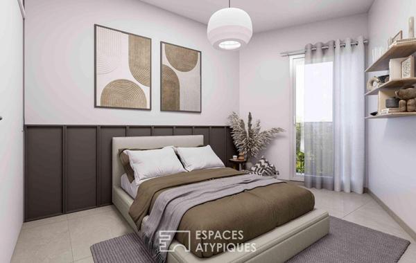 Appartement T2 haut de gamme avec terrasse et ascenseur