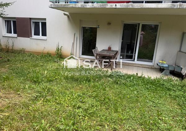 Appartement 2 chambres terrasse jardin garage