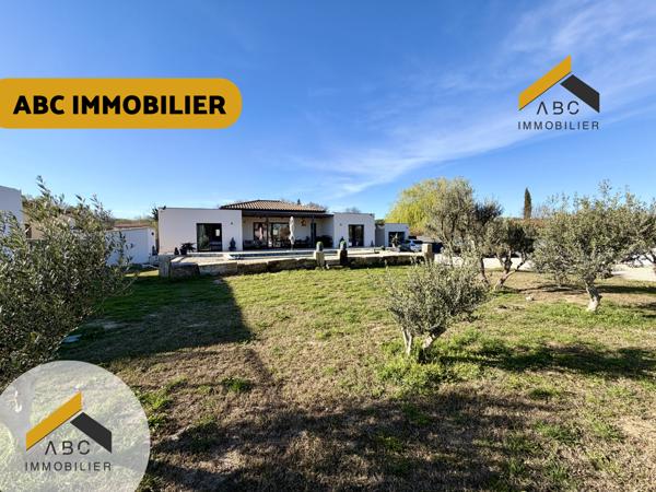 Piolenc (84420) Maison récente de plain-pied – 143 m² – 4 chambres – Piscine – Aucun travaux