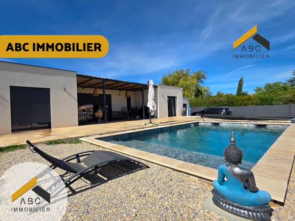 Piolenc (84420) Maison récente de plain-pied – 143 m² – 4 chambres – Piscine – Aucun travaux