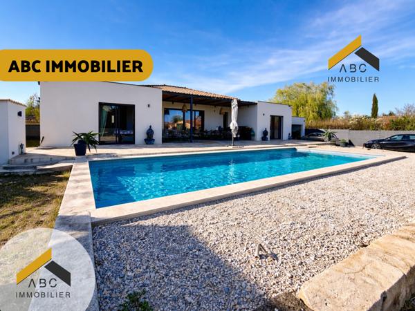 Piolenc (84420) Maison récente de plain-pied – 143 m² – 4 chambres – Piscine – Aucun travaux