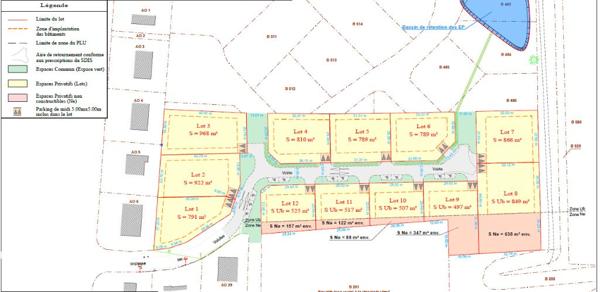 Terrain constructible  – Opportunité exceptionnelle à Casteljaloux