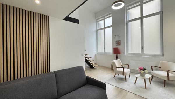 Saint-Étienne (42000) Magnifique loft de 111,30m2 avec terrasse et garage hyper centre-ville