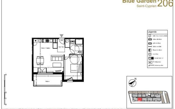 Appartement à vendre    1 pièce • 48,20 m2 Saint-Cyprien