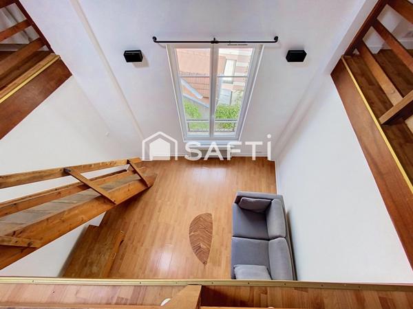 Duplex lumineux au 2eme et dernier étage - 300 m du métro - proche du bois de Vincennes