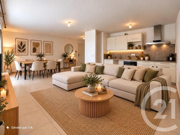 Appartement T3 à vendre  3 pièces - 64,64 m 2   MARSEILLE  - 13013