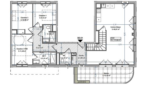 Appartement à vendre 4 pièces 115 m² Montpellier
