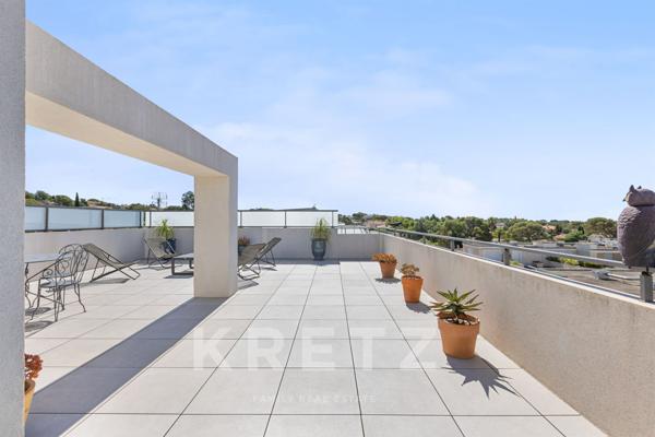 SAINT-RAPHAËL: Penthouse duplex de 127 m2 avec 125 m2 de terrasses