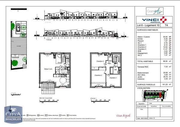 Maison à louer 4 pièces 86.9m²