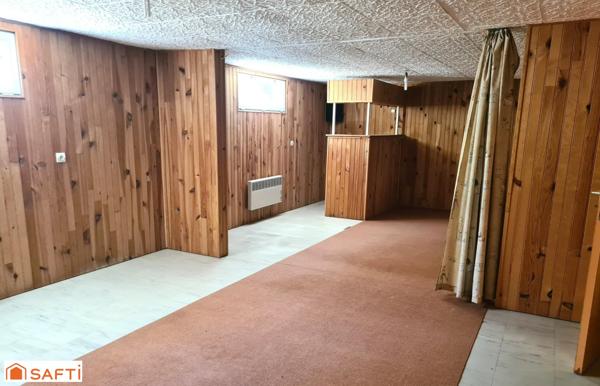 Maison 166m² avec jardin 5 chambres.