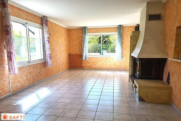 Maison 166m² avec jardin 5 chambres.