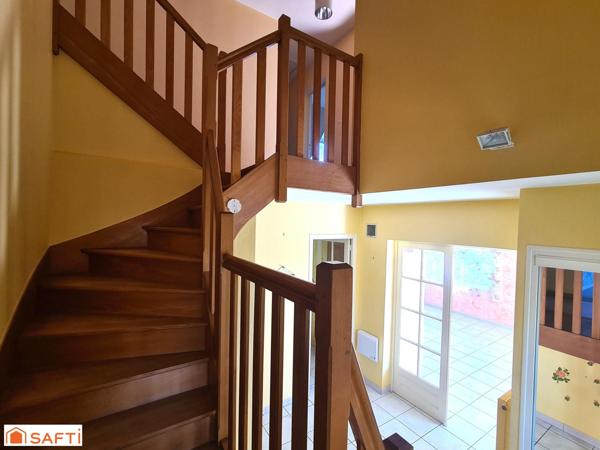 Maison 166m² avec jardin 5 chambres.