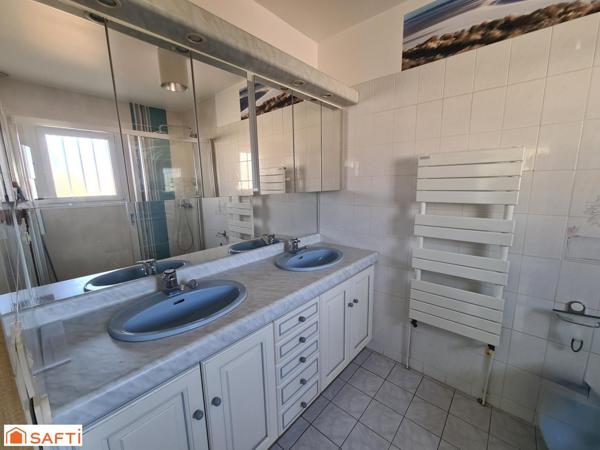 Maison 166m² avec jardin 5 chambres.