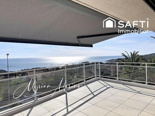 APPARTEMENT D’EXCEPTION- DERNIER ÉTAGE AVEC PISCINE PRIVATIVE ET VUE MER - LES ISSAMBRES (83380)