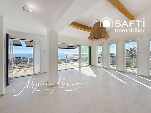 APPARTEMENT D’EXCEPTION- DERNIER ÉTAGE AVEC PISCINE PRIVATIVE ET VUE MER - LES ISSAMBRES (83380)