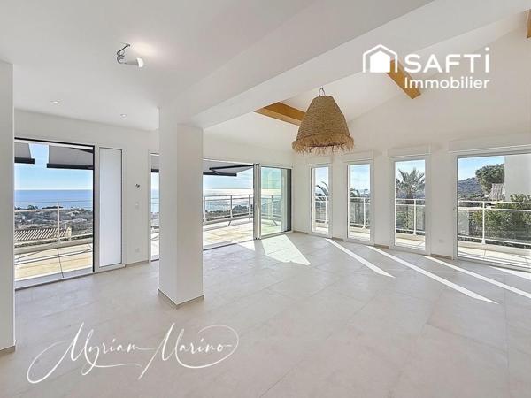 APPARTEMENT D’EXCEPTION- DERNIER ÉTAGE AVEC PISCINE PRIVATIVE ET VUE MER - LES ISSAMBRES (83380)