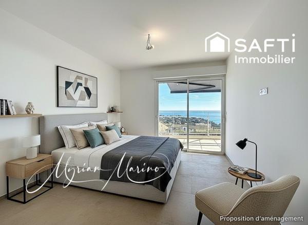 APPARTEMENT D’EXCEPTION- DERNIER ÉTAGE AVEC PISCINE PRIVATIVE ET VUE MER - LES ISSAMBRES (83380)