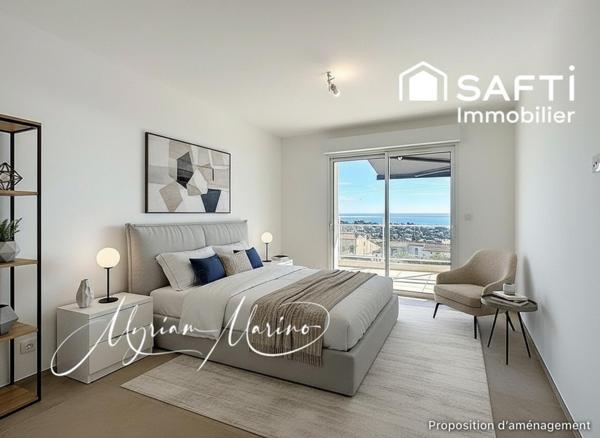 APPARTEMENT D’EXCEPTION- DERNIER ÉTAGE AVEC PISCINE PRIVATIVE ET VUE MER - LES ISSAMBRES (83380)