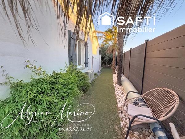 VILLA INDÉPENDANTE  DE PLAIN PIED - PISCINE - CENTRE DE ROQUEBRUNE SUR  ARGENS